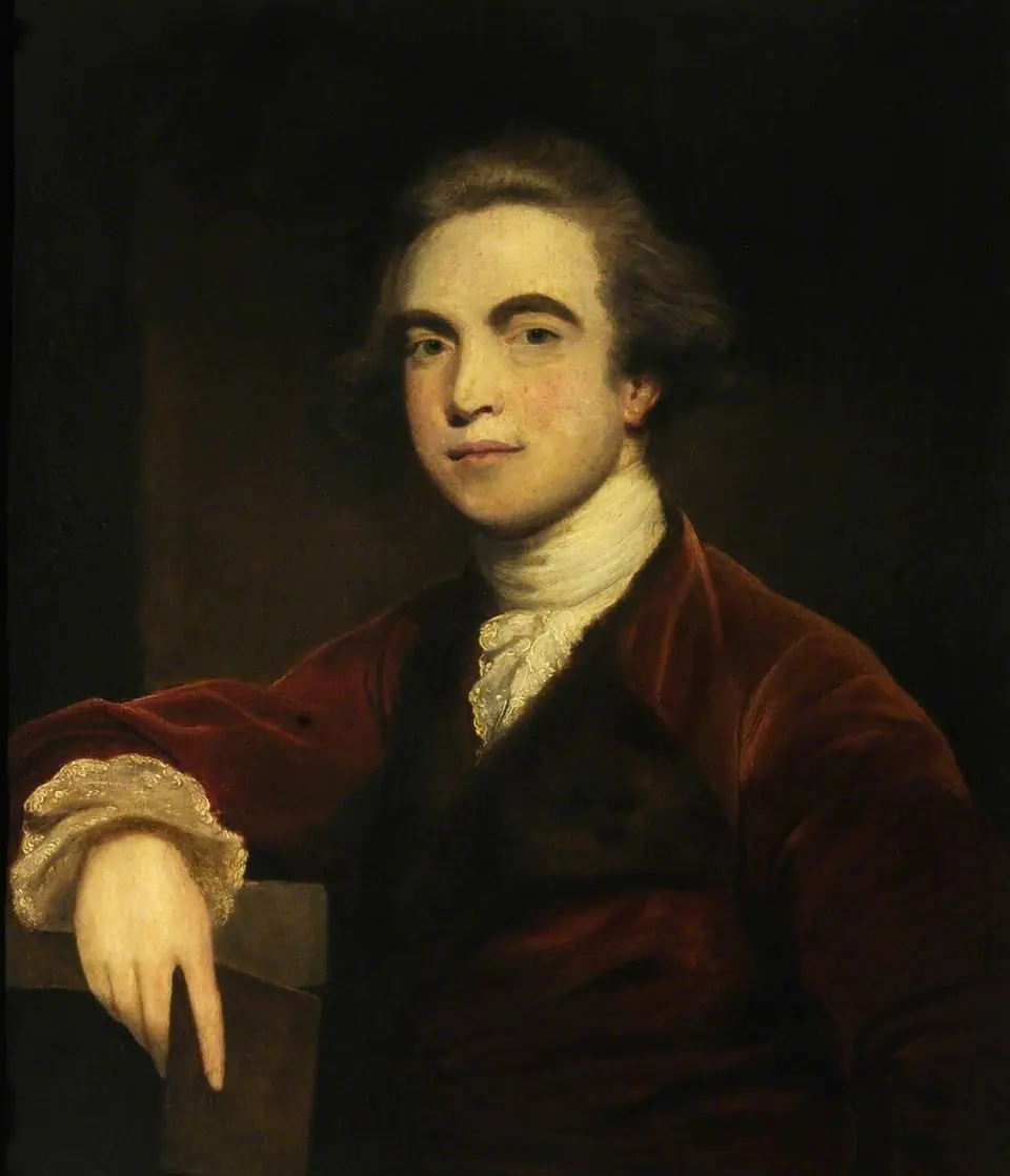 Portrait of Sir William Jones, the Calcutta judge whose 1786 discourse linked Sanskrit with Greek and Latin